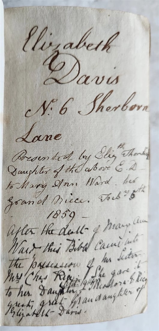 1655 BIBLE in ENGLISH antique LONDON John Field RED MOROCCO BINDING - 6