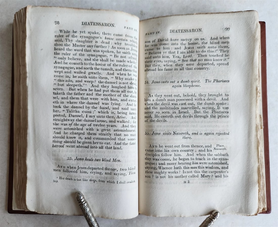 1815 DIATESSARON or, THE HISTORY OF OUR LORD JESUS CHRIST antique ILLUSTRATED - 5