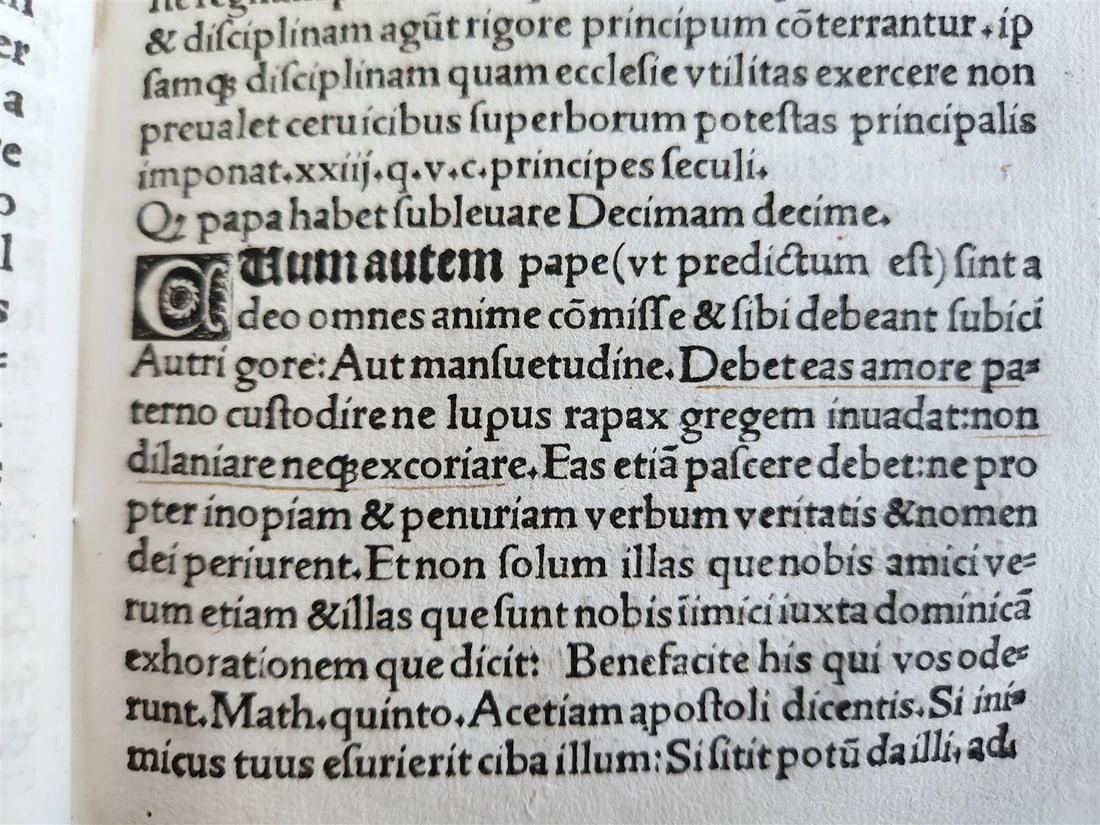 1509 POST-INCUNABULA ILLUSTRATED antique Quadruvium Ecclesie Quattuor by J.HUG - 11