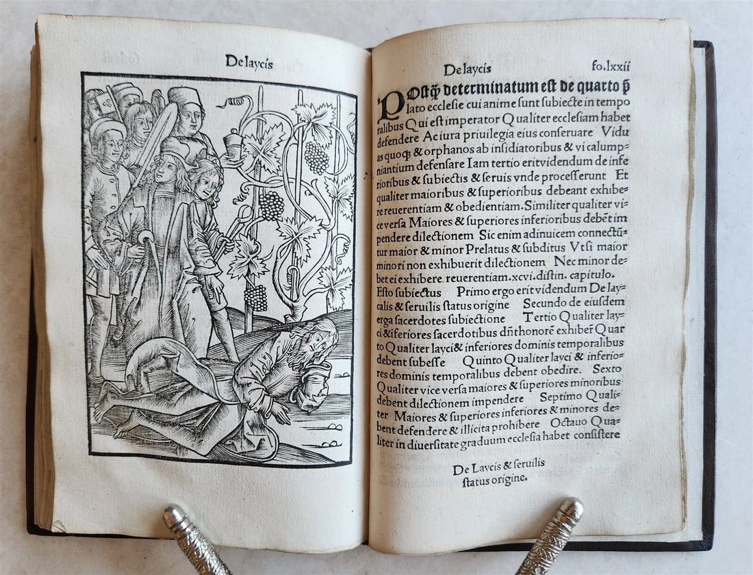 1509 POST-INCUNABULA ILLUSTRATED antique Quadruvium Ecclesie Quattuor by J.HUG - 4