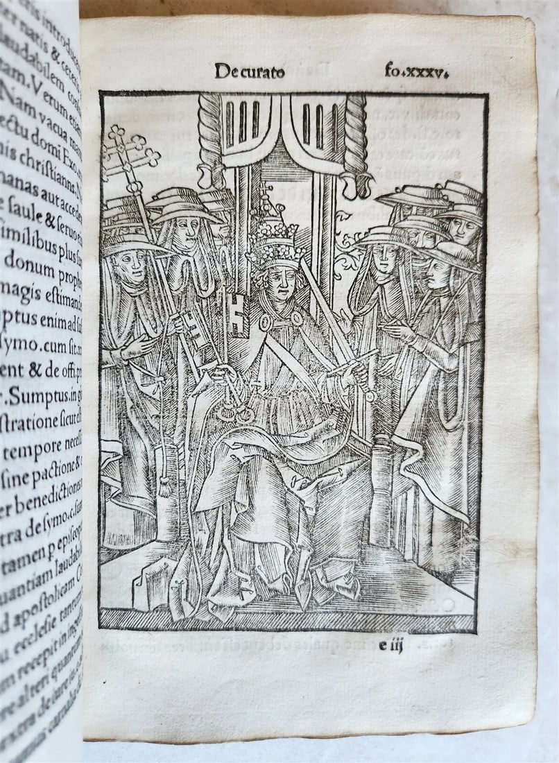 1509 POST-INCUNABULA ILLUSTRATED antique Quadruvium Ecclesie Quattuor by J.HUG - 7