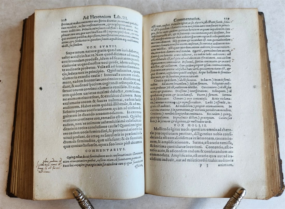 1564 COMMENTARIES by DOCTOR & ALCHEMIST MICHAEL TOXITES antique PIGSKIN 16th C. - 8