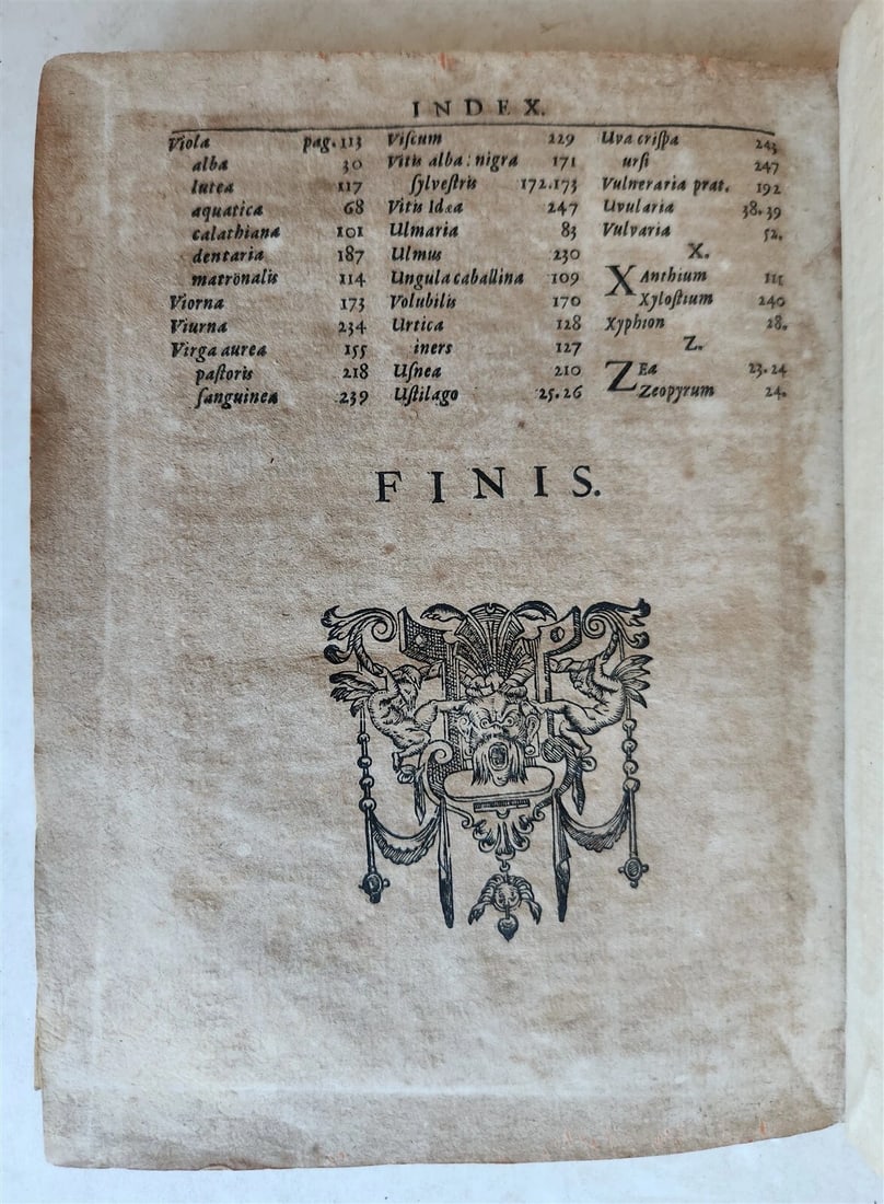 1696 PLANTARUM REGNI VEGETABILIS antique VELLUM VEGETABLE KINGDOM PLANTS - 5