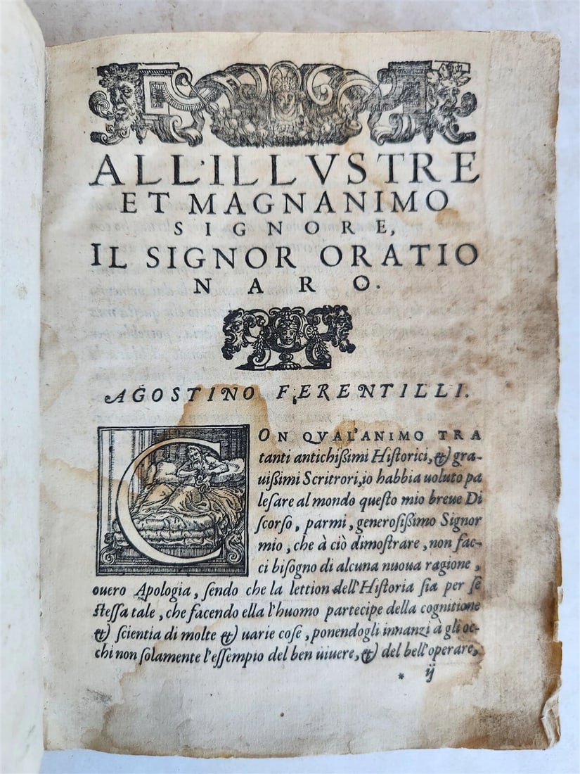 1574 ILLUSTRATED HISTORY of EMPIRES KINGDOMS & NATIONS antique VELLUM in Italian - 5