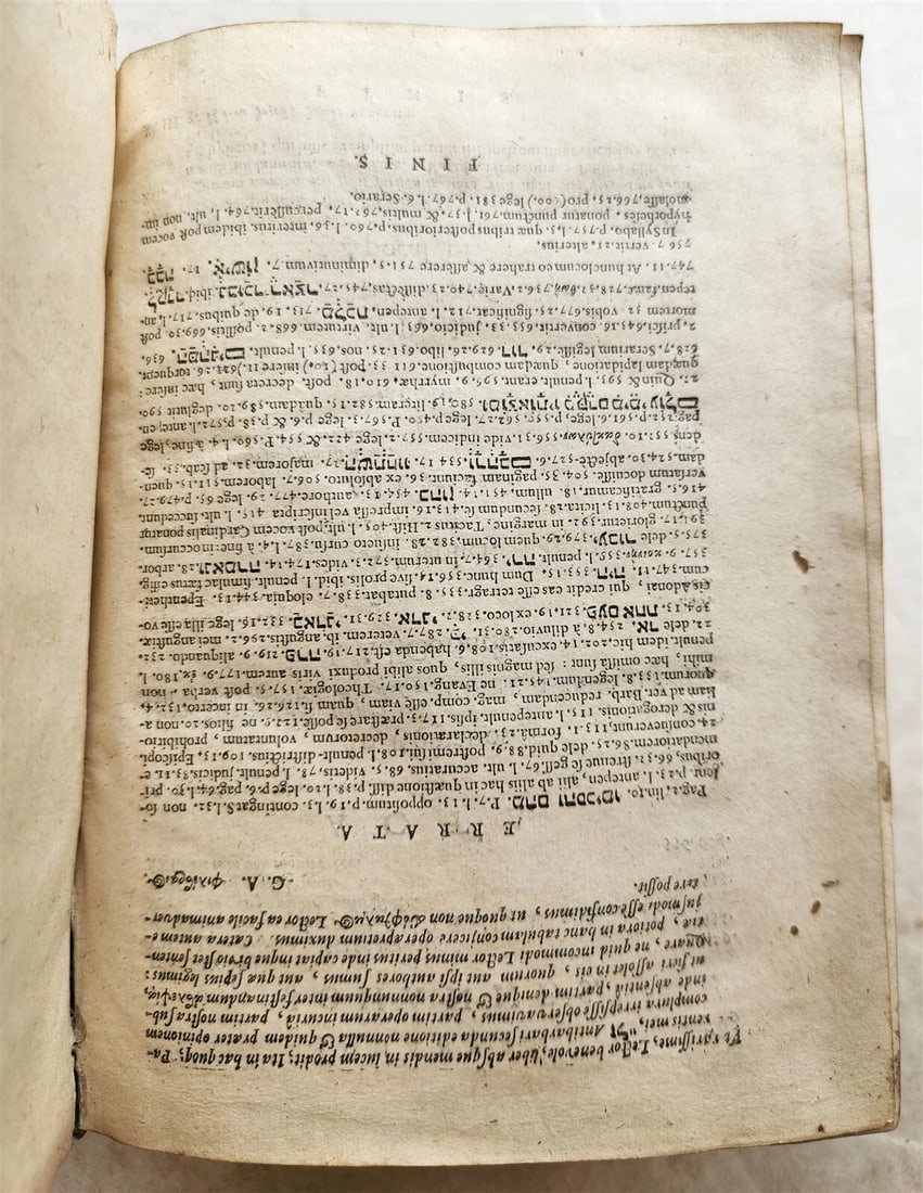 1656 ANTI-BARBARUS BIBLICUS antique VELLUM BINDING - 7