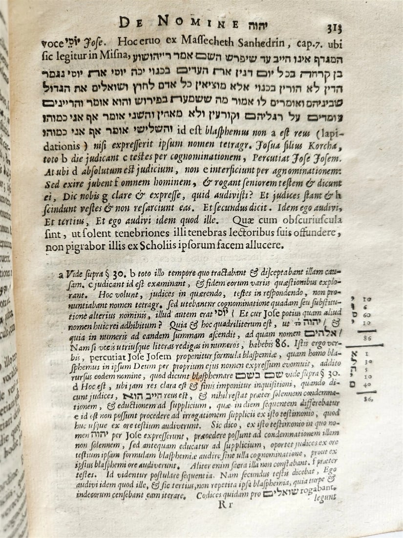 1656 ANTI-BARBARUS BIBLICUS antique VELLUM BINDING - 9