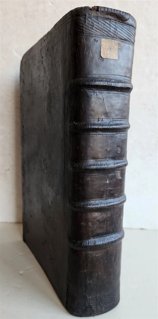 1618 BIBLE NEW TESTAMENT COMMENTARY by Benedictus Aretius antique 17th c. FOLIO - 2