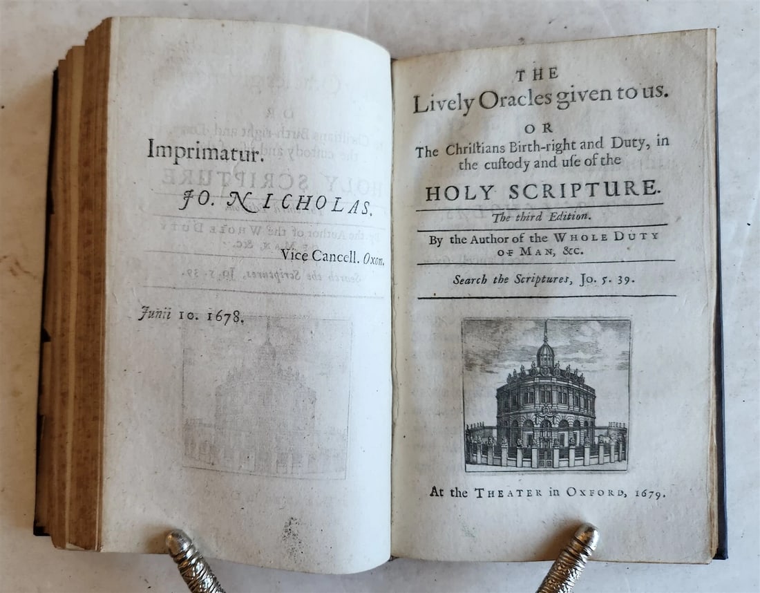 1677 THE GOVERNMENT OF THE TONGUE by Allestree antique in ENGLISH - 4