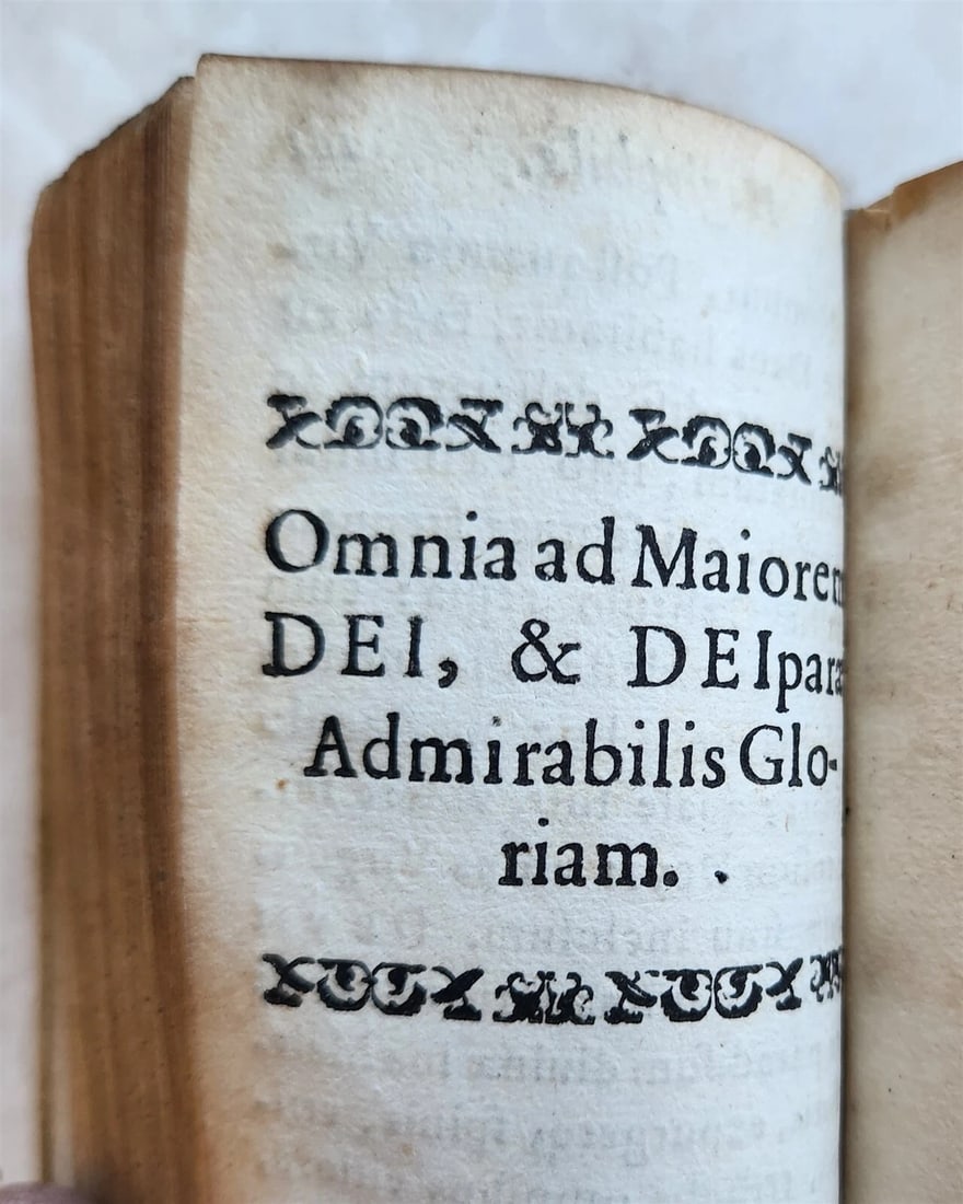 1646 SANCTAE INTENTIONES HAGIOPHILAE TRIBUS antique FABULOUS VELLUM BINDING - 10