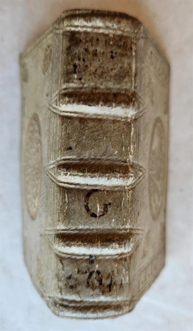 1646 SANCTAE INTENTIONES HAGIOPHILAE TRIBUS antique FABULOUS VELLUM BINDING - 2