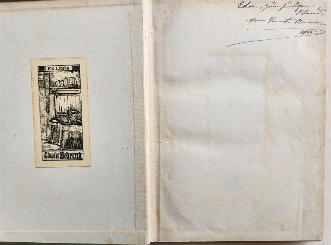 1900s ILLUSTRATED GERMAN CHILDREN BOOK antique FAIRYTALE LAND OF ANIMALS - 4