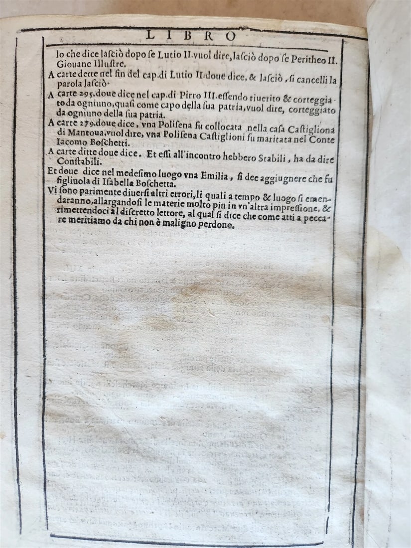 1580 CHRONOLOGY OF THE WORLD by F. SANSOVINO antique VELLUM BOUND - 9