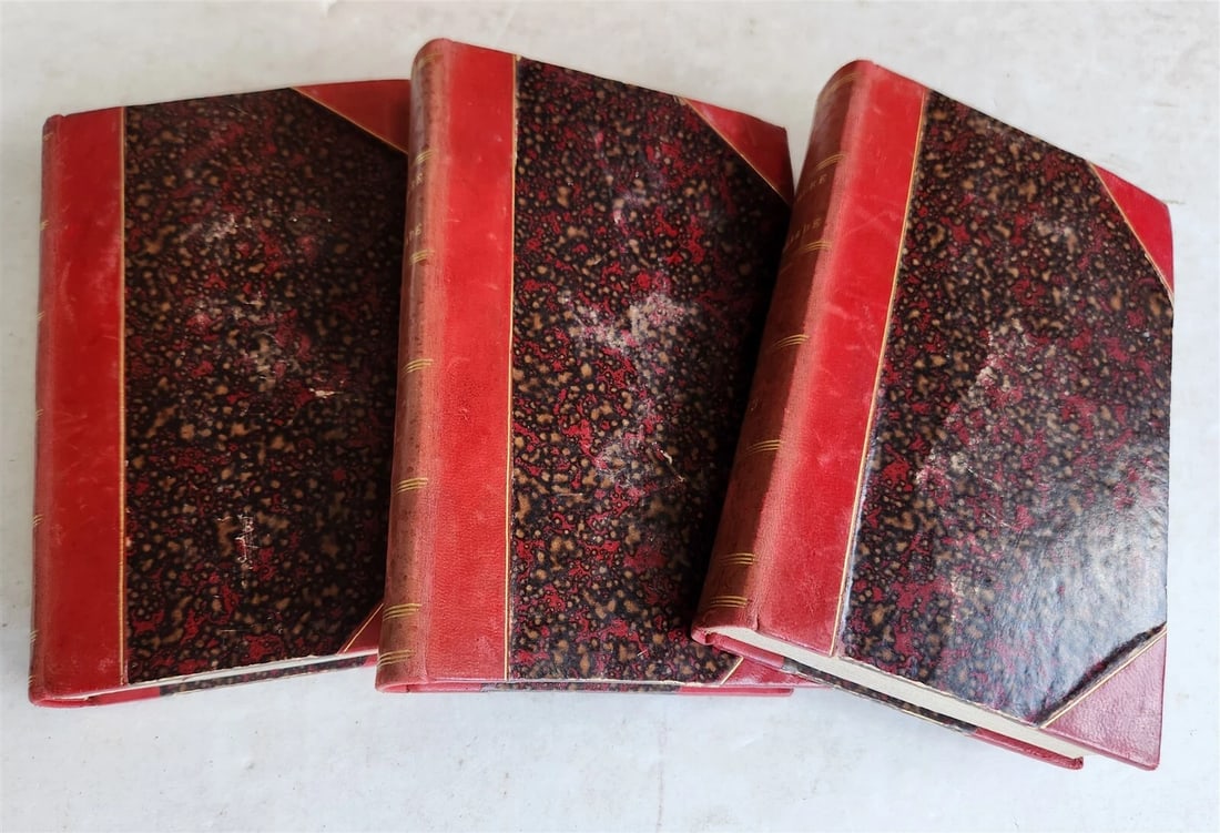 1804 L'ILIADE D'HOMERE by P.J. Bitaube antique 3 VOLUMES in FRENCH - 3