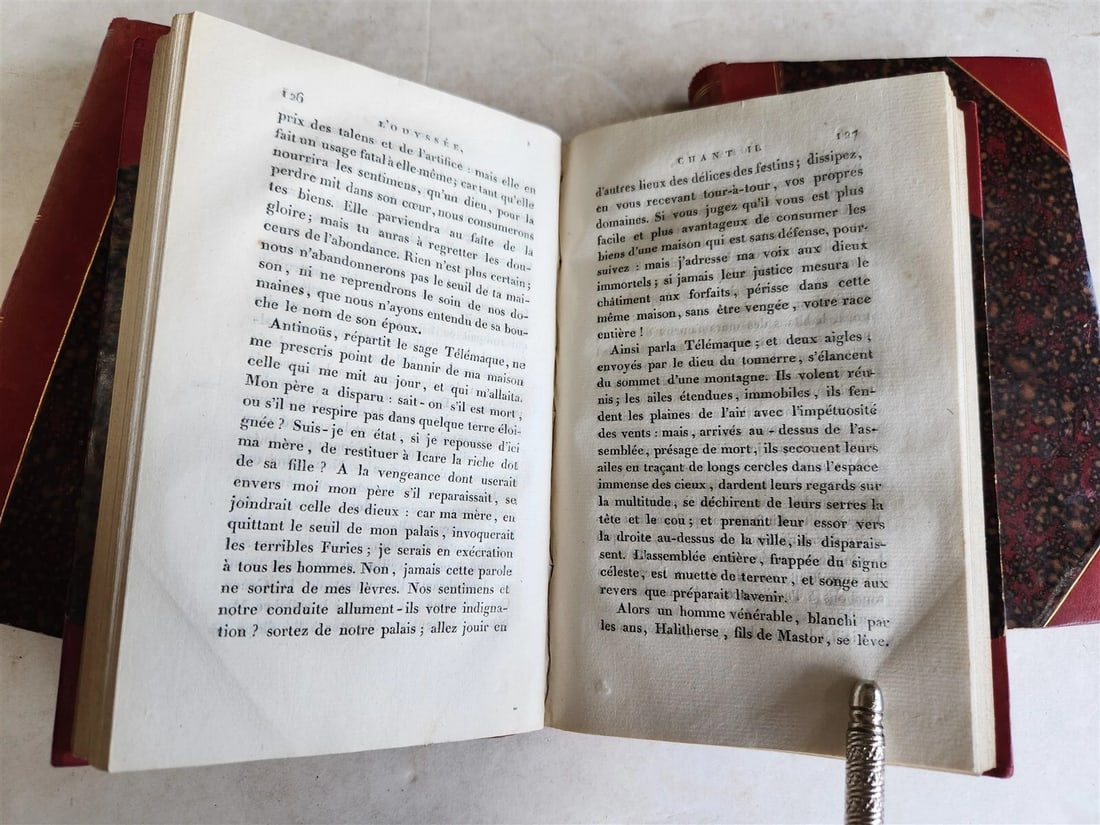 1804 L'ODYSSEE D'HOMERE by BITAUBE 3 VOLUMES antique in FRENCH - 6