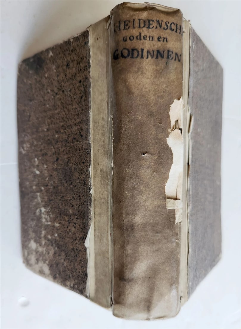 1742 PAGAN GODS & GODDESSES from FABLES & ANCIENT POETRY antique ILLUSTRATED - 4