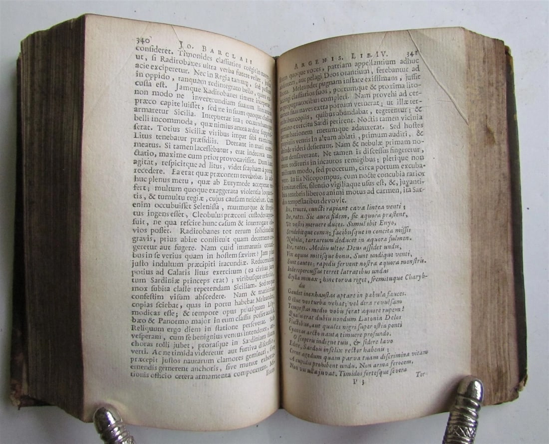 1671 ARGENIS by John Barclay VELLUM BINDING ANTIQUE Scotland ELZEVIER PRESS - 5