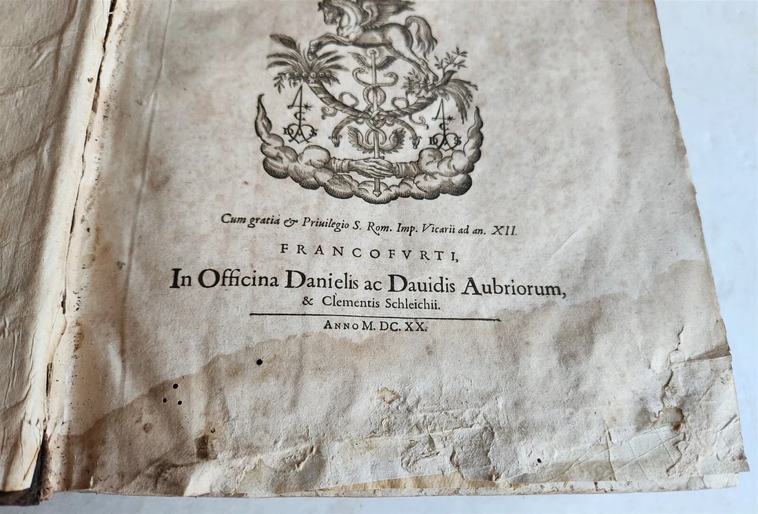 1620 PLUTARCH 2 volumes MORAL WORKS antique in GREEK & LATIN massive folio - 4