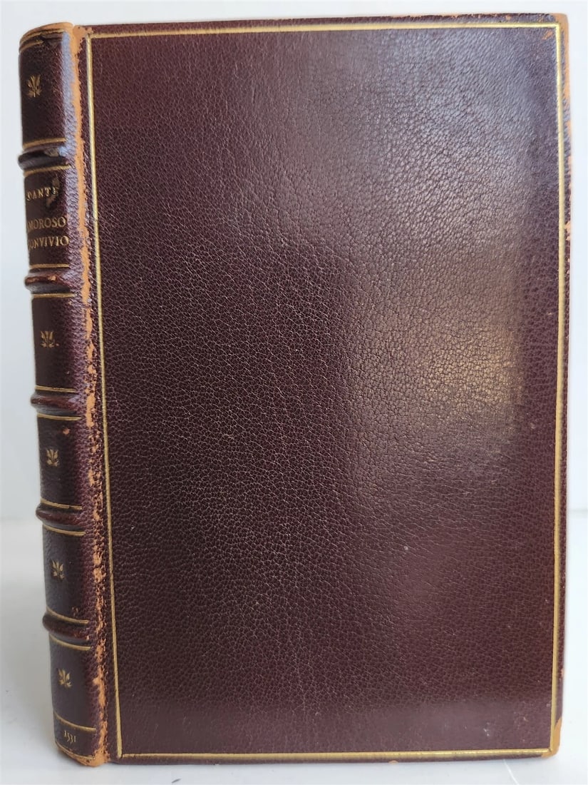 1531 DANTE ALIGHIERI POST-INCUNABULA L'Amoroso Convivio ANTIQUE in ITALIAN - 3
