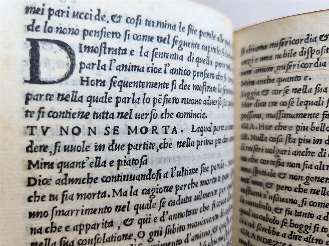 1531 DANTE ALIGHIERI POST-INCUNABULA L'Amoroso Convivio ANTIQUE in ITALIAN - 9