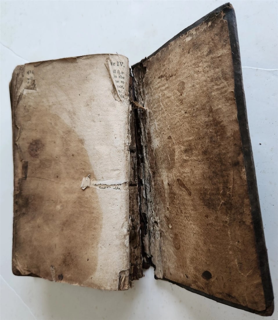 1750 HUMAN NATURE in its FOUR-FOLD STATE by THOMAS BOSTON antique - 9