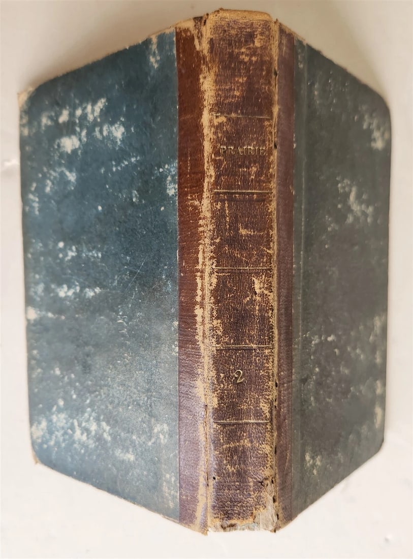 1829 THE PRAIRIE A TALE by FENIMORE COOPER antique - 2
