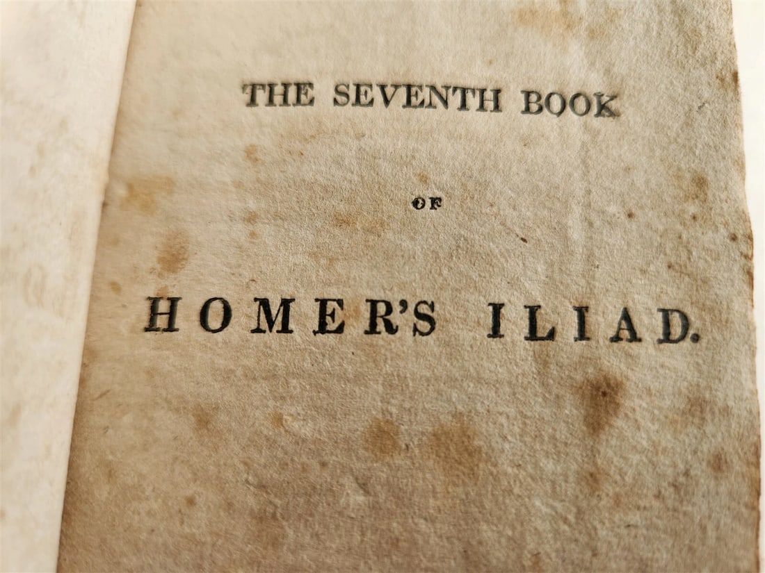 1809 BURLESQUE TRANSLATION of HOMER Volume II ILLUSTRATED antique THOMAS BRIDGE - 4