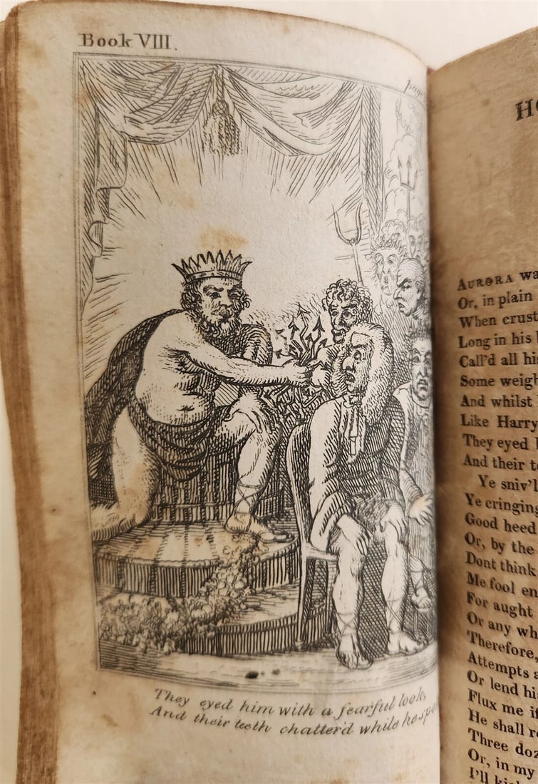 1809 BURLESQUE TRANSLATION of HOMER Volume II ILLUSTRATED antique THOMAS BRIDGE - 8