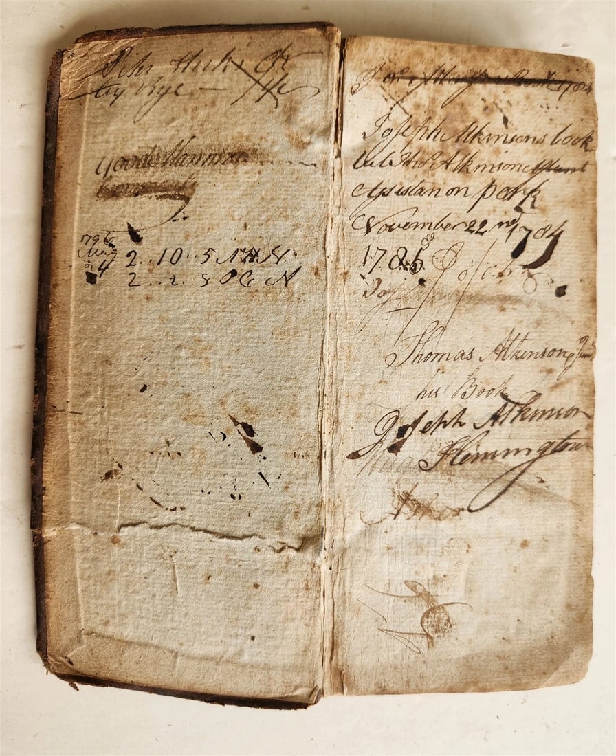 1766 VADE MADICUM POCKET COMPANION antique - 3