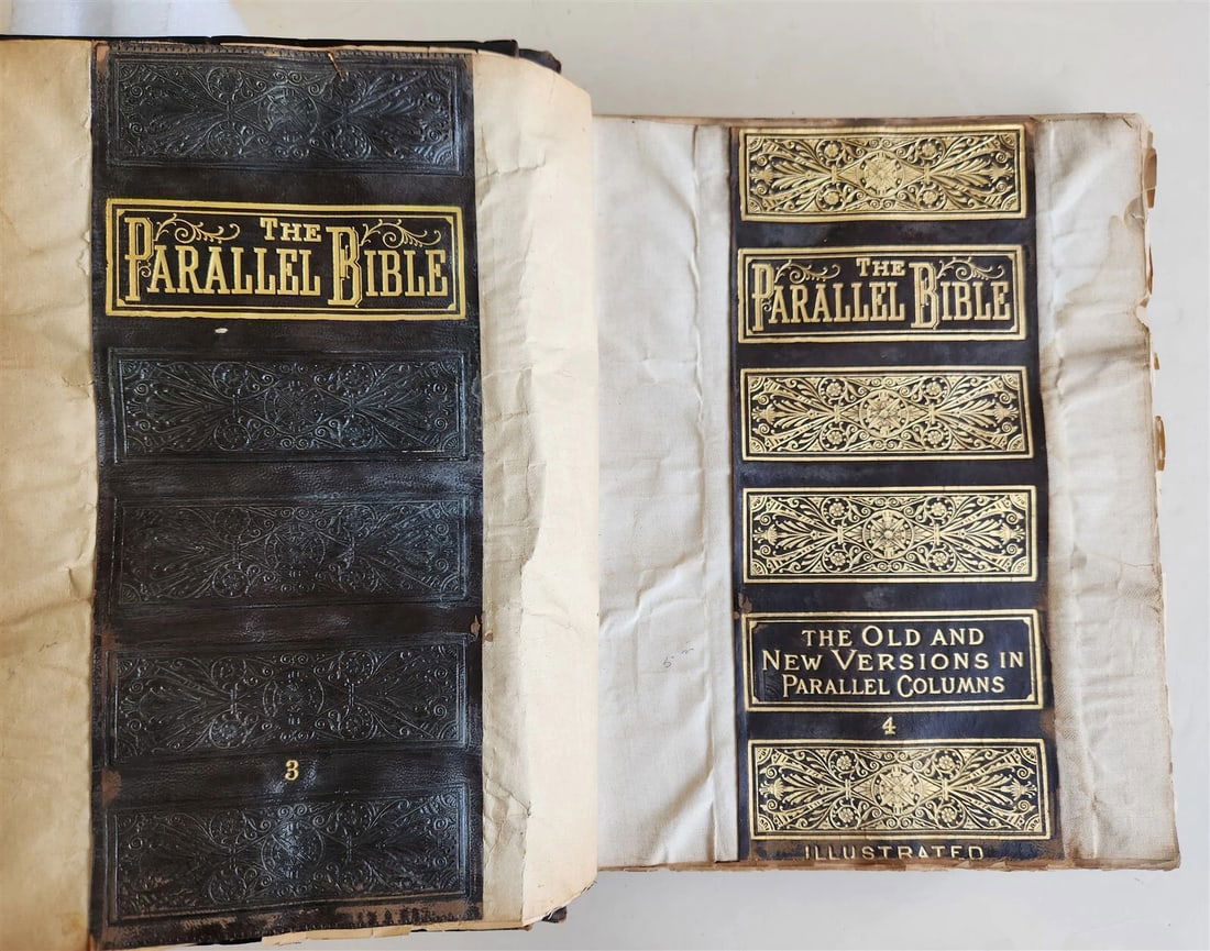 1870s BIBLE SALESMAN SAMPLE RARE antique AMERICANA ILLUSTRATED FOLIO G. DORE - 5