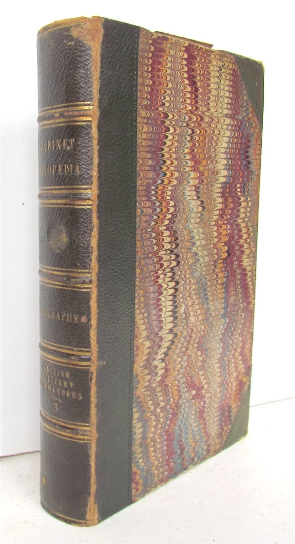 1832 LIVES of BRITISH MILITARY COMMANDERS Cabinet Cyclopedia ANTIQUE - 2