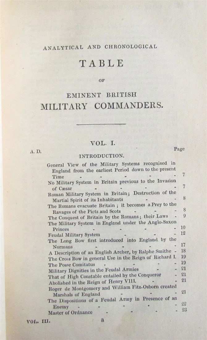 1832 LIVES of BRITISH MILITARY COMMANDERS Cabinet Cyclopedia ANTIQUE - 5