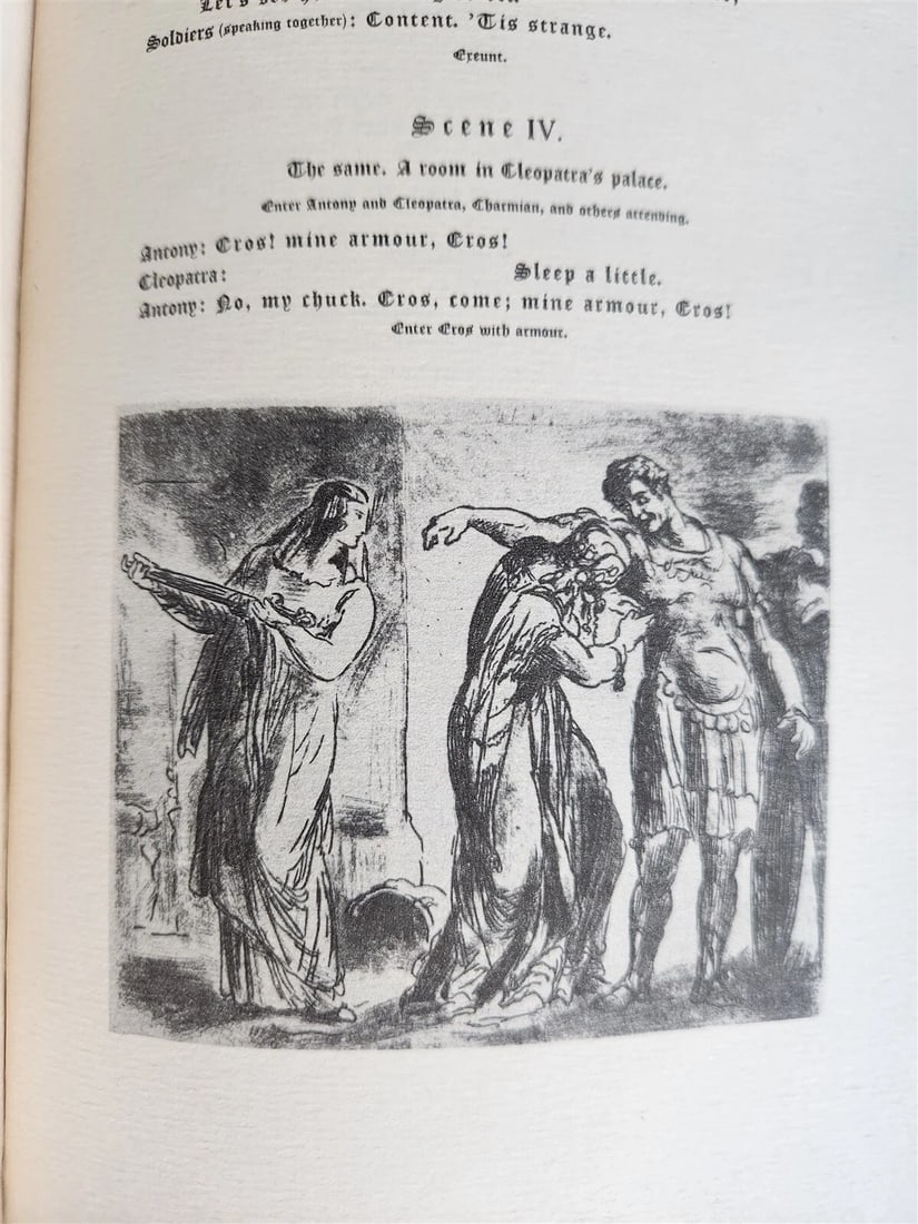 1925 ANTHONY & CLEOPATRA by WILLIAM SHAKESPEARE antique ILLUSTRATED - 13