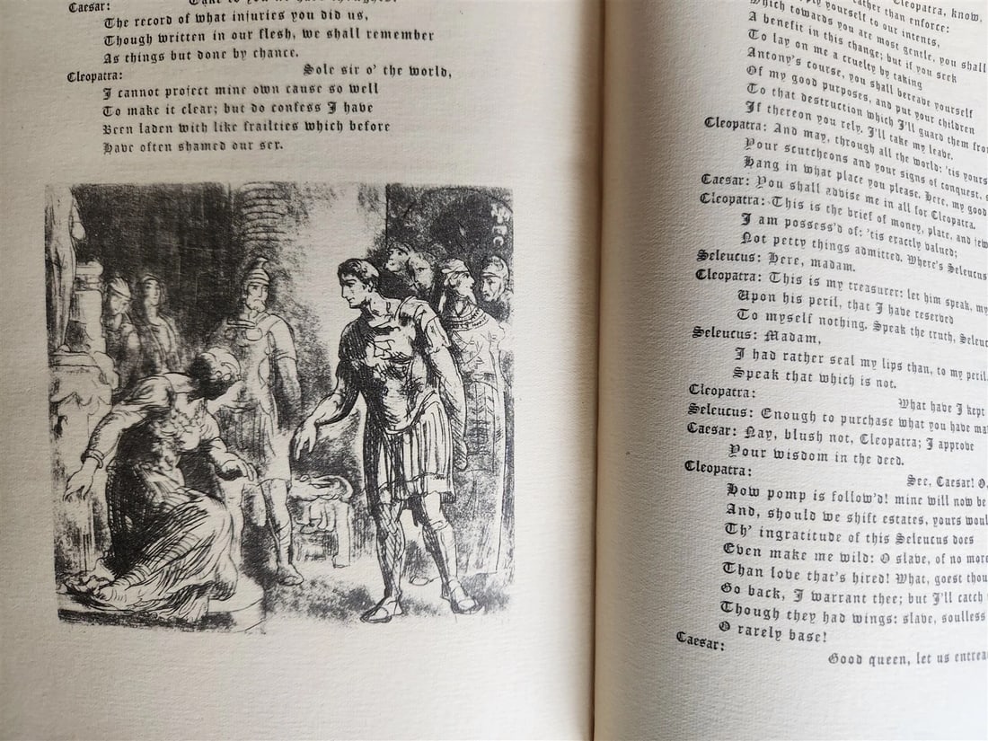 1925 ANTHONY & CLEOPATRA by WILLIAM SHAKESPEARE antique ILLUSTRATED - 8