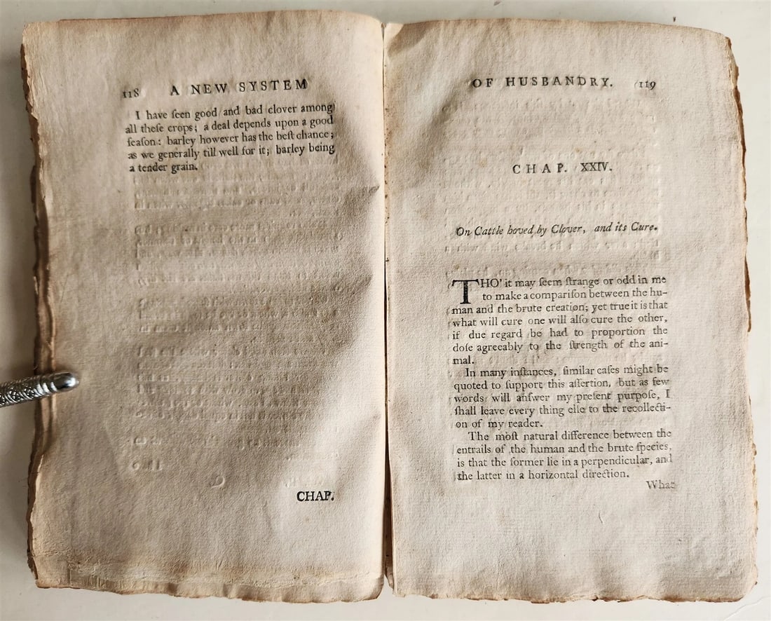 1785 NEW SYSTEM of HUSBANDRY by C.VARLO antique PHILADELPHIA - 4