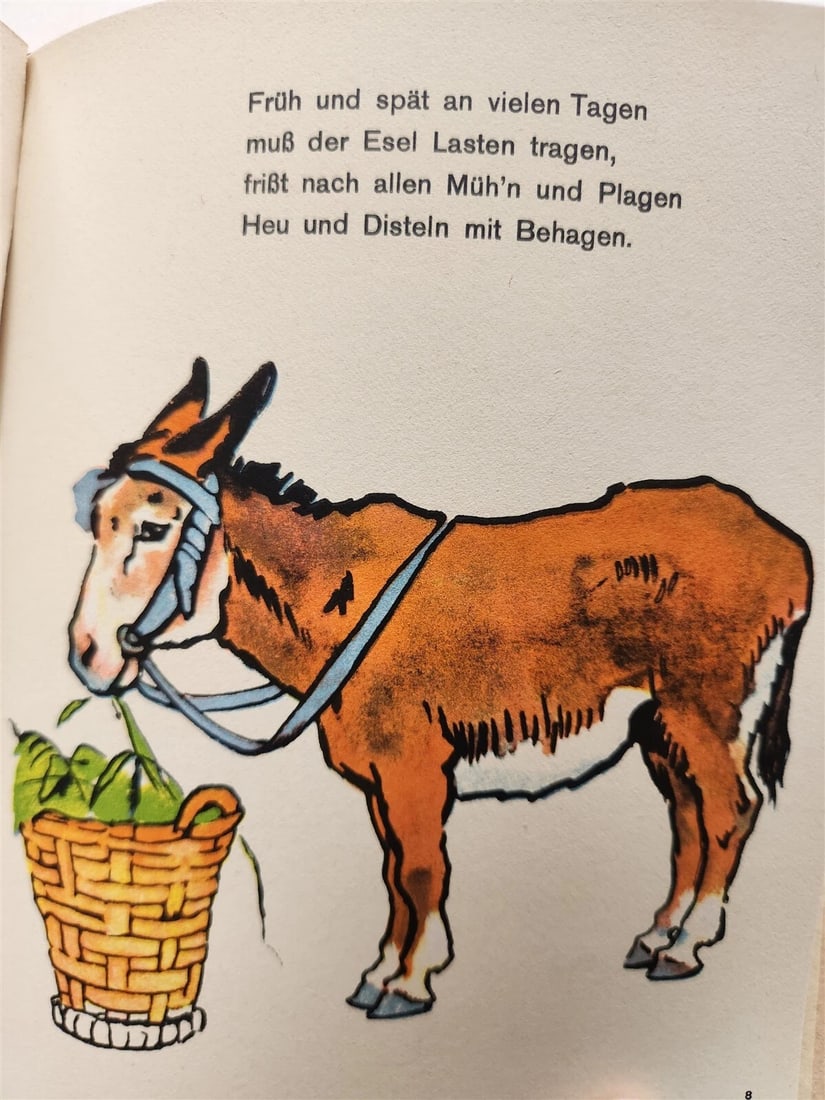 1960s ILLUSTRATED CHILDREN BOOK vintage NEUE TIER-BILDER by P.LEUTERITZ - 10