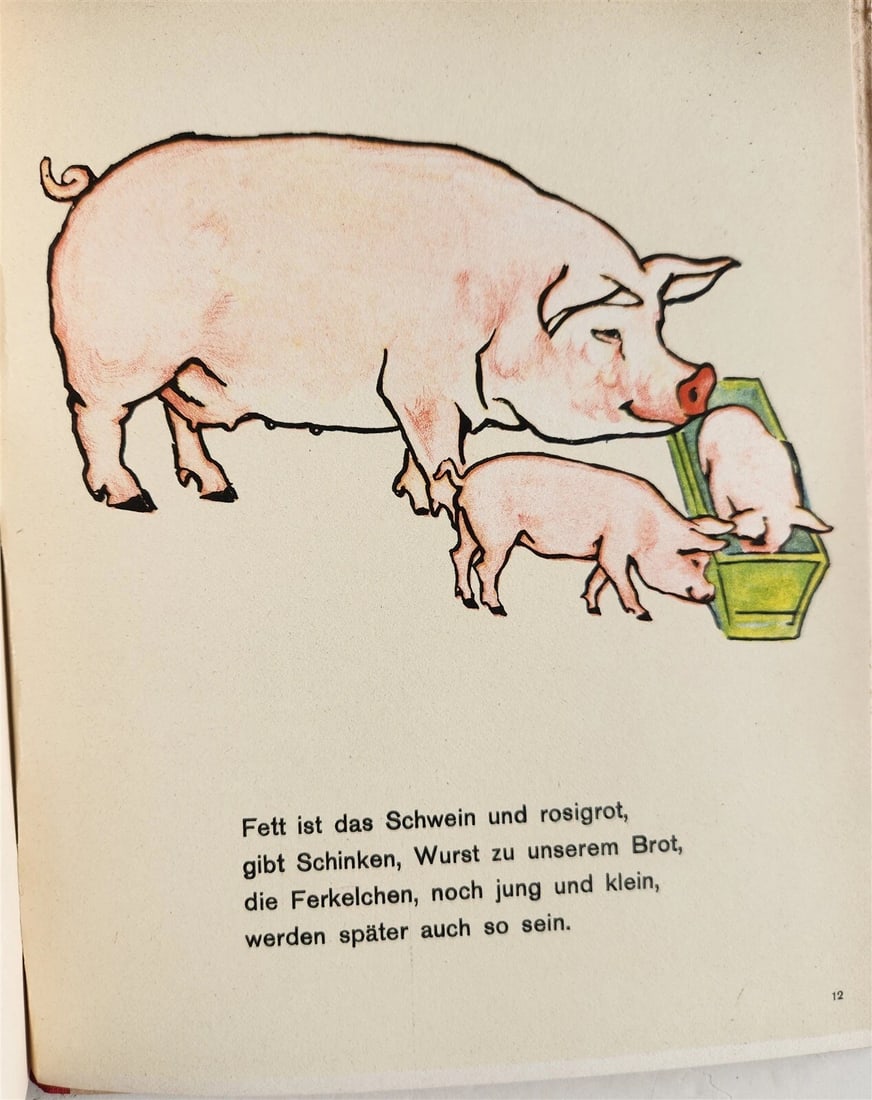 1960s ILLUSTRATED CHILDREN BOOK vintage NEUE TIER-BILDER by P.LEUTERITZ - 14