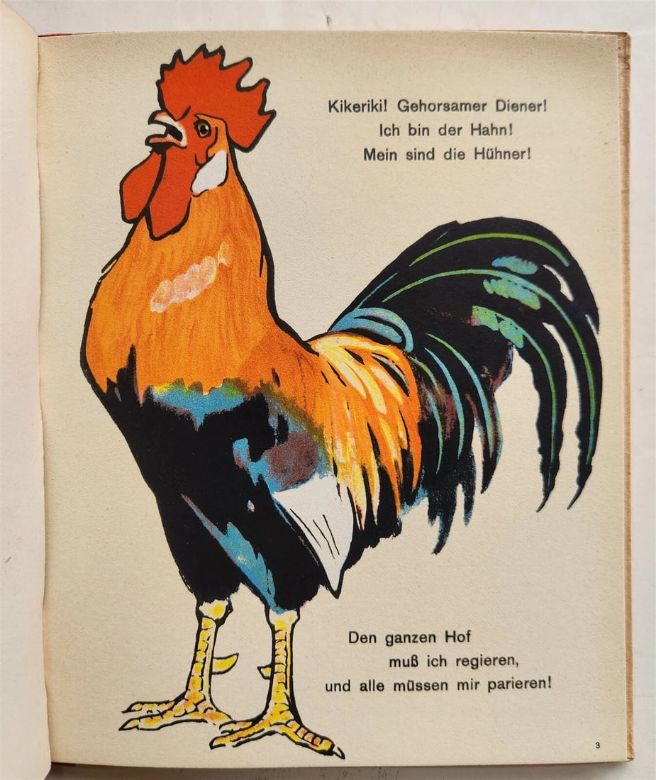 1960s ILLUSTRATED CHILDREN BOOK vintage NEUE TIER-BILDER by P.LEUTERITZ - 5