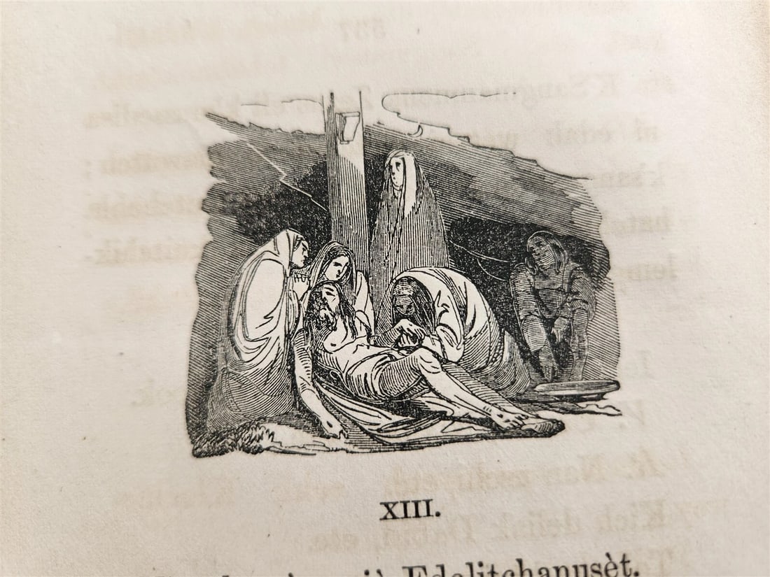 1858 INDIAN GOOD BOOK ABNAKI LANGUAGE antique AMERICANA rare - 9