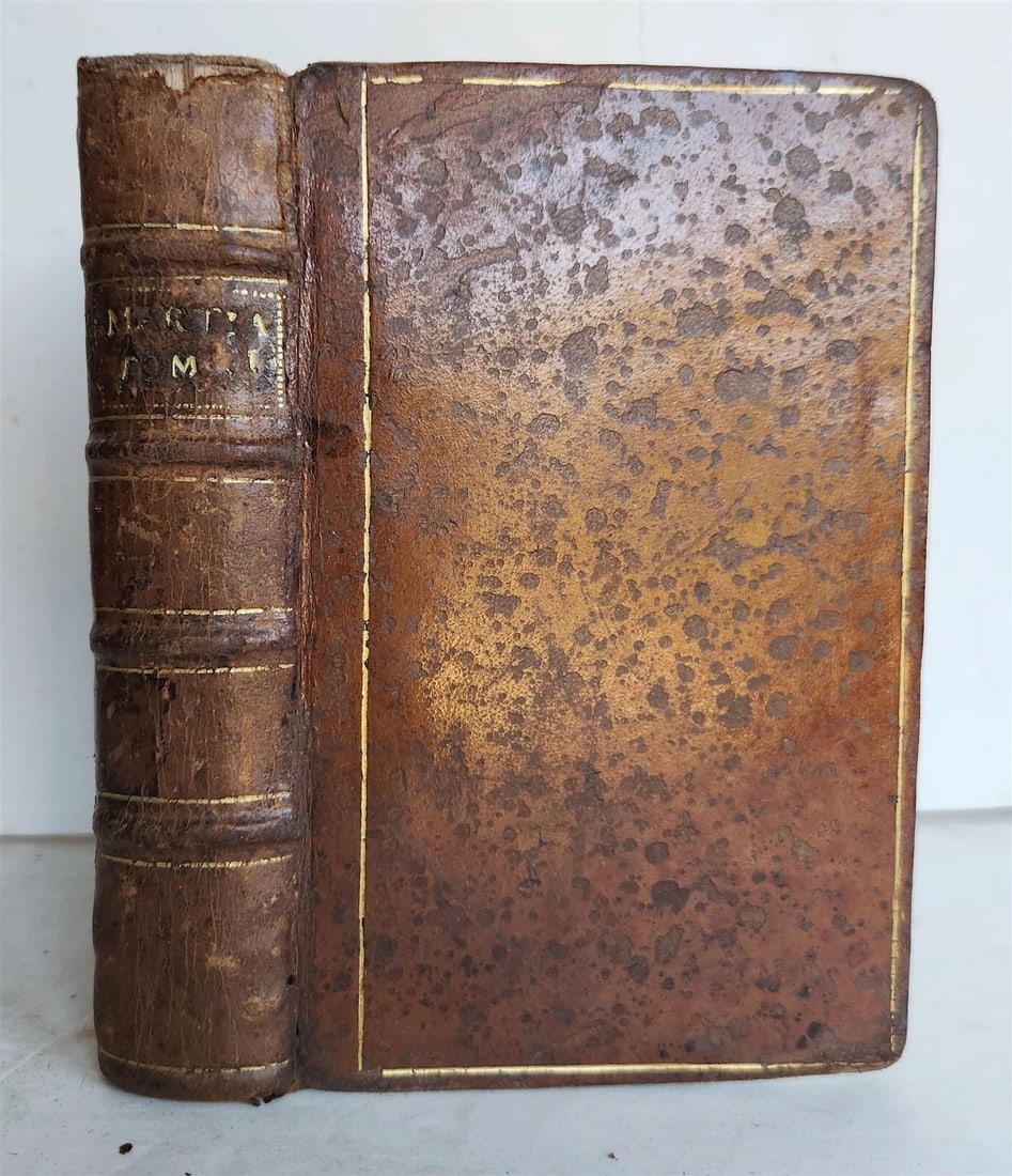 1655 MARTIALIS EPIGRAMMES 2 VOLUMES antique in FRENCH & LATIN - 9