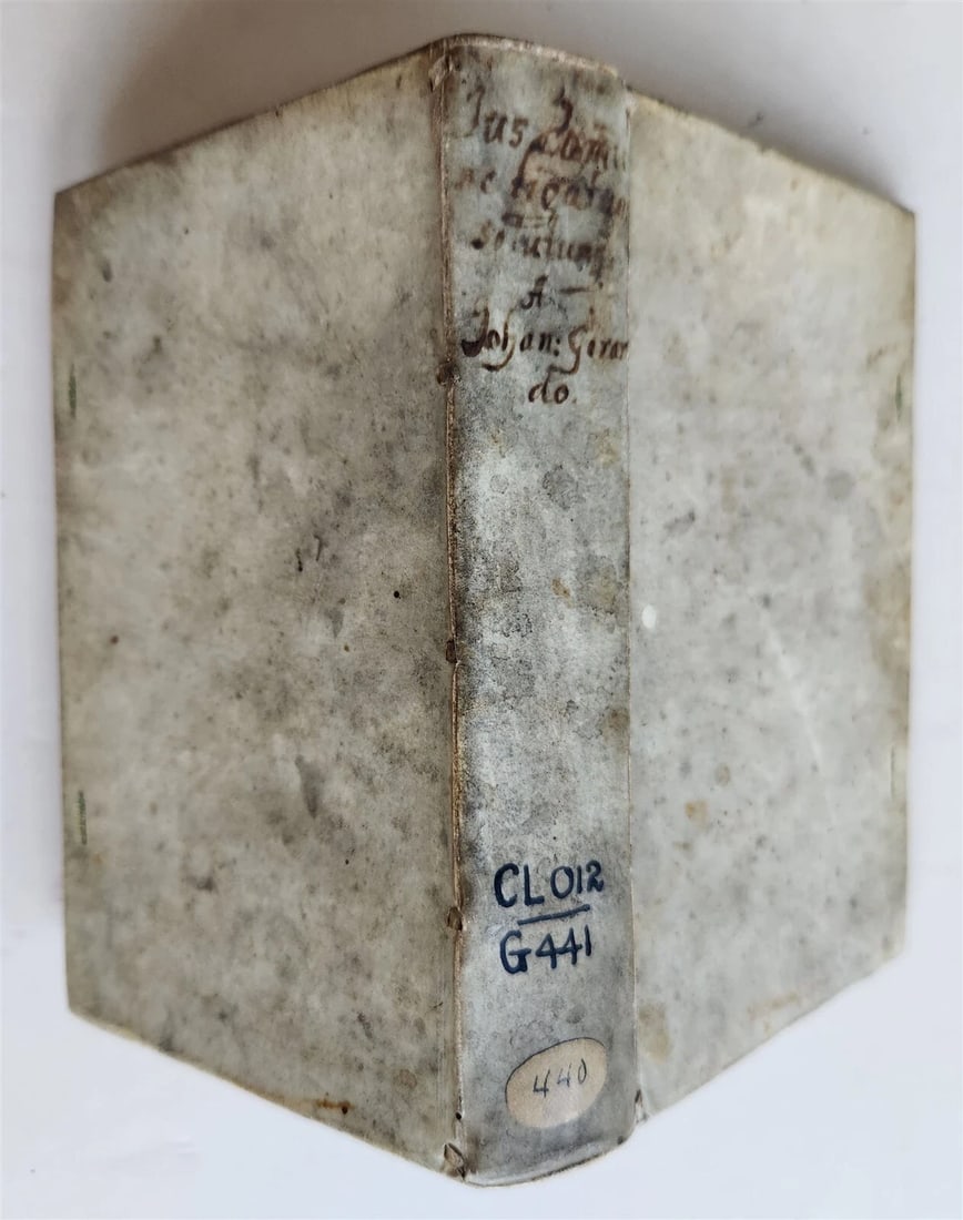 1656 EPIGRAMMS by JEAN GIRARD antique VELLUM Epigrammata Legalia Facetissima - 2