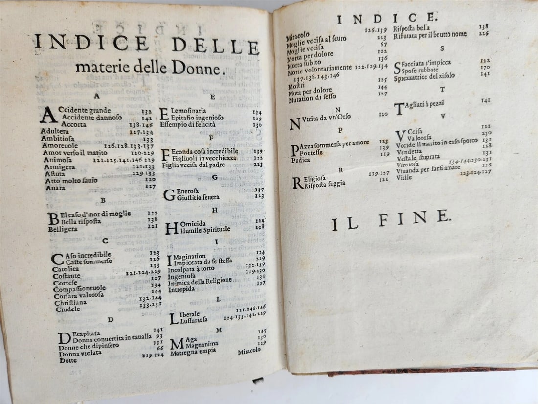 1607 IL VAGO & DILETTEUOLE GIARDINO OVE SI LEGGONO antique ITALIAN - 5