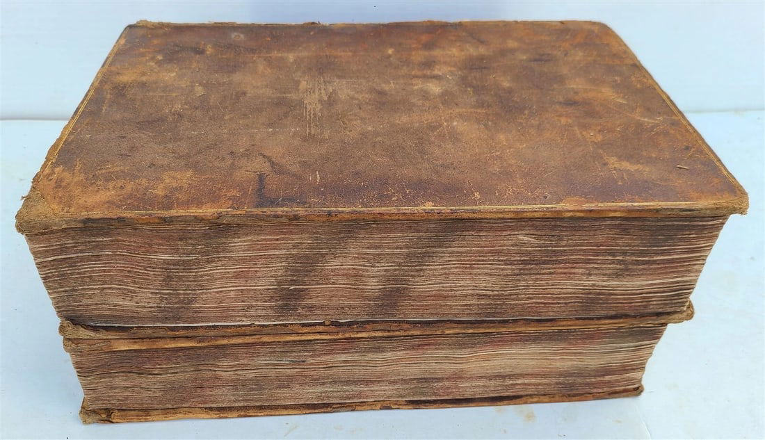 1619 ARISTOTLE OPERA OMNIA 2 MASSIVE FOLIOS antique GREEK & LATIN - 13