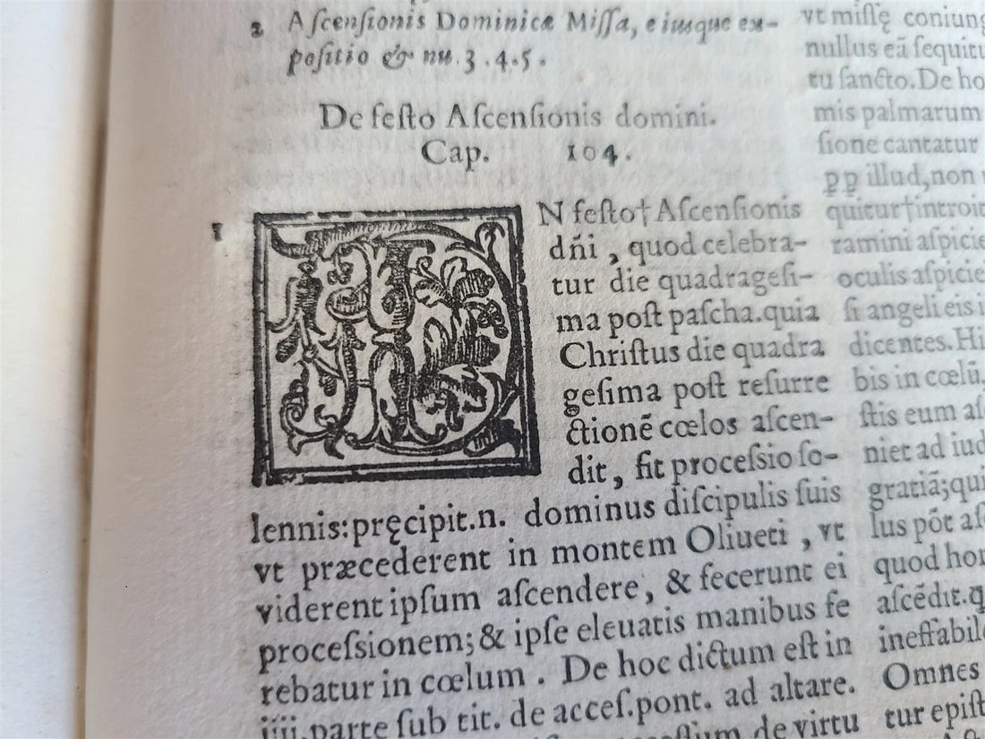 1572 RATIONALE DIVINORUM OFFICIORUM antique Roman Rite laws ceremonies customs - 10