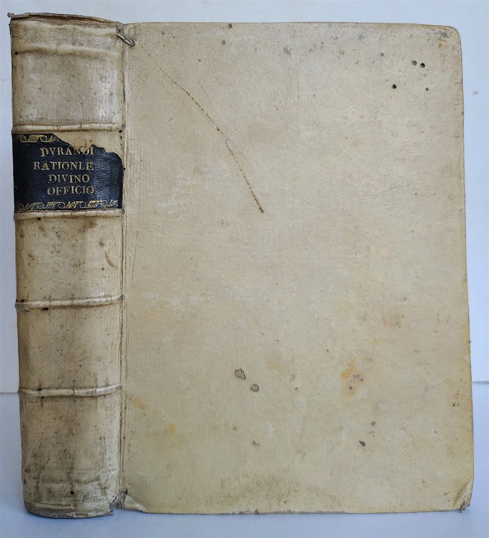 1572 RATIONALE DIVINORUM OFFICIORUM antique Roman Rite laws ceremonies customs - 2