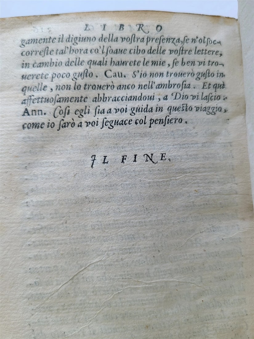 1590 LA CIVIL CONVERSATIONE DEL SIGNOR STEFANO GUAZZO antique VELLUM 16th CENT. - 11