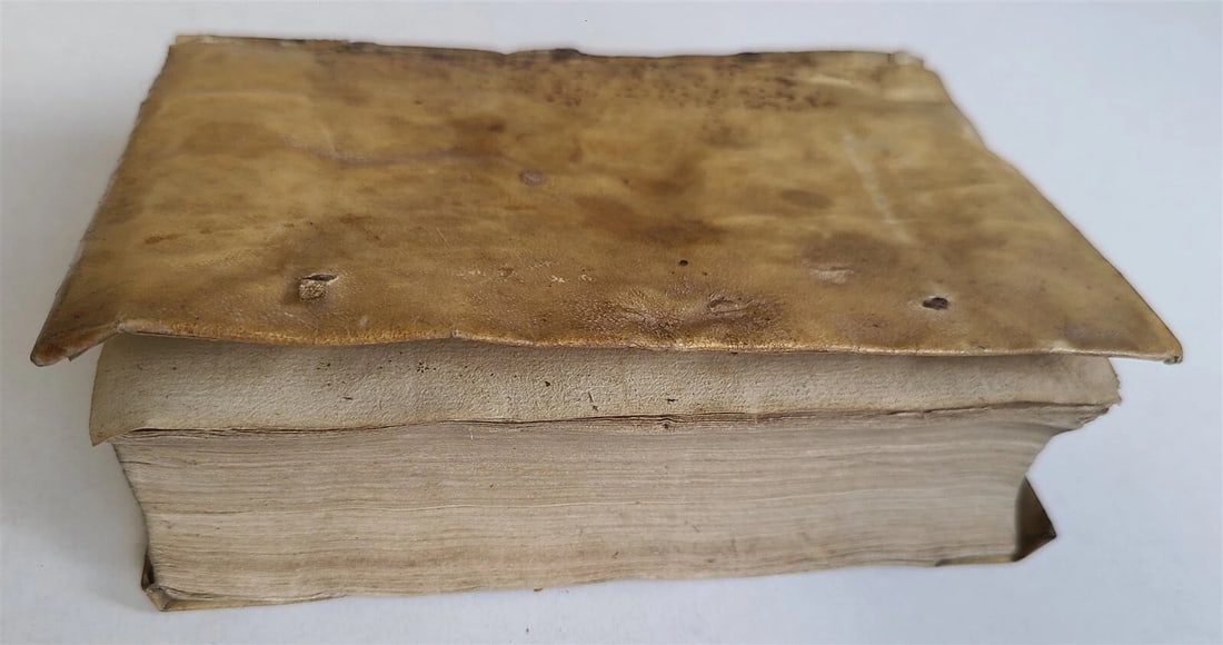 1590 LA CIVIL CONVERSATIONE DEL SIGNOR STEFANO GUAZZO antique VELLUM 16th CENT. - 2