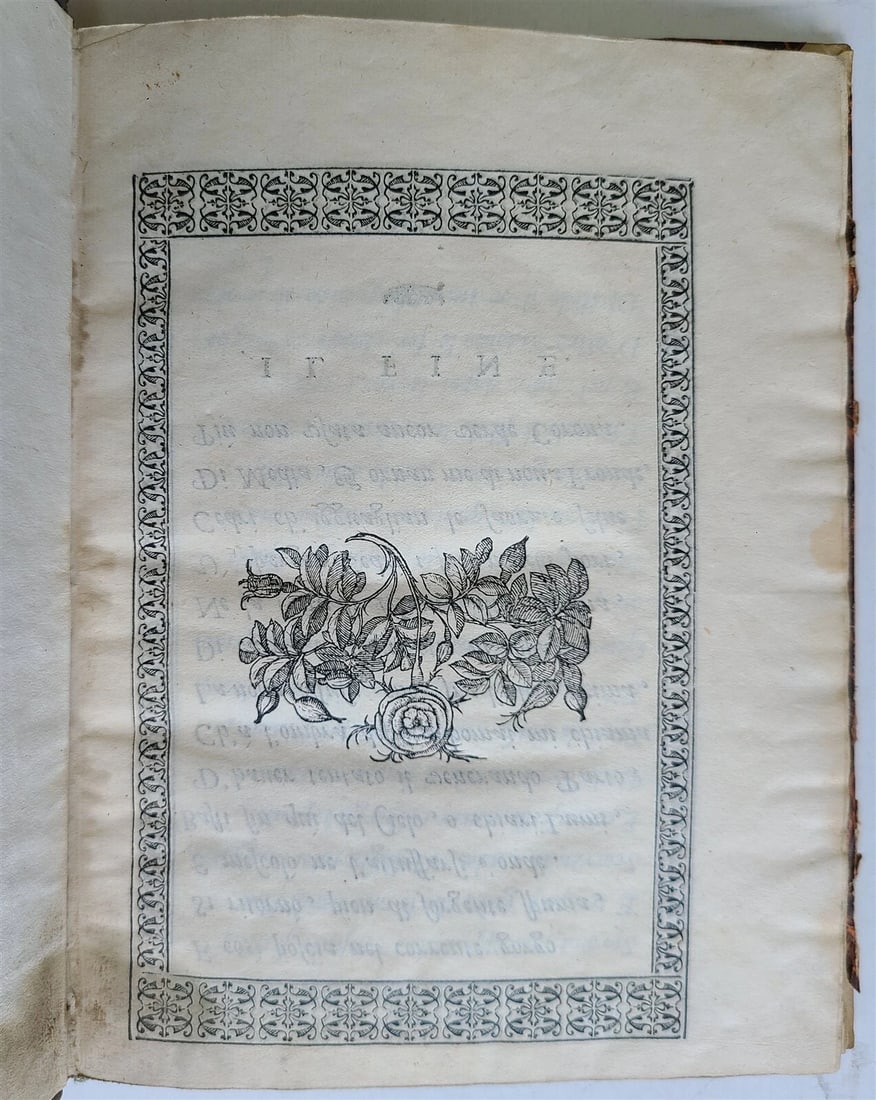 1588 DEL PARTO DELLA VERGINE DEL SANAZARO antique 16th CENT. POETRY illustrated - 10