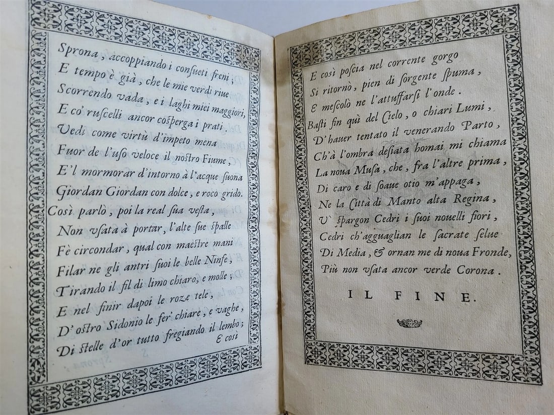 1588 DEL PARTO DELLA VERGINE DEL SANAZARO antique 16th CENT. POETRY illustrated - 11