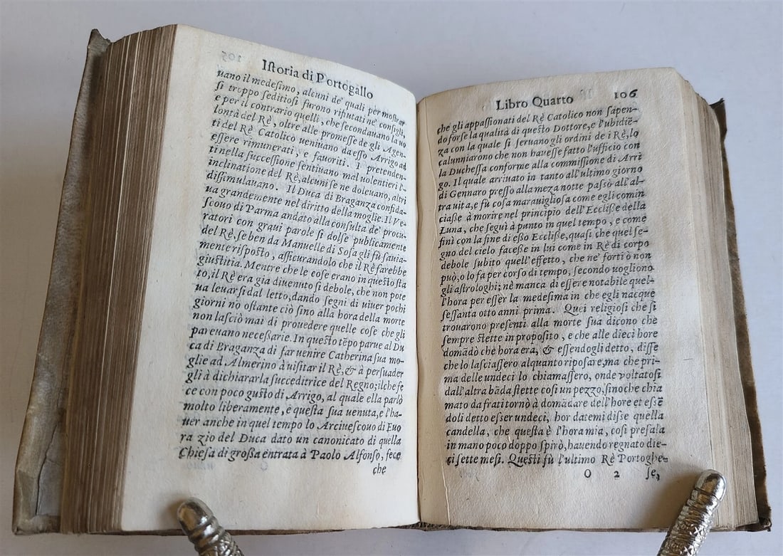 1592 DEL REGNO DI PORTOGALLO ALL CORONA di CASTIGLIA antique HISTORY of PORTUGAL - 10