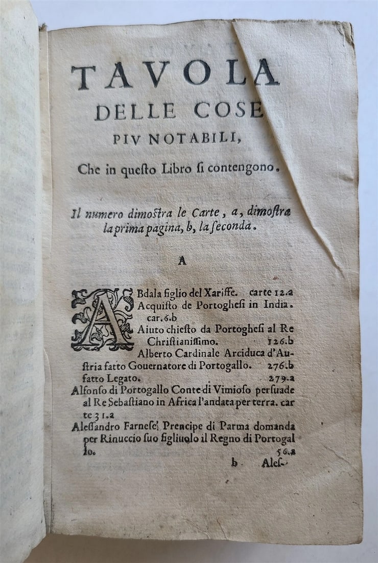 1592 DEL REGNO DI PORTOGALLO ALL CORONA di CASTIGLIA antique HISTORY of PORTUGAL - 6